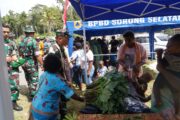 UMKM Persit KCK Cabang XVI Ramaikan Penutupan TMMD Ke-129, Hasil Kebun Mama-Mama Sesor Jadi Produk Unggulan