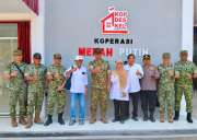 Wapang TNI Tinjau Karya Bakti, Pembangunan KDKMP dan Yonif TP 842/Badak Sakti di Pandeglang