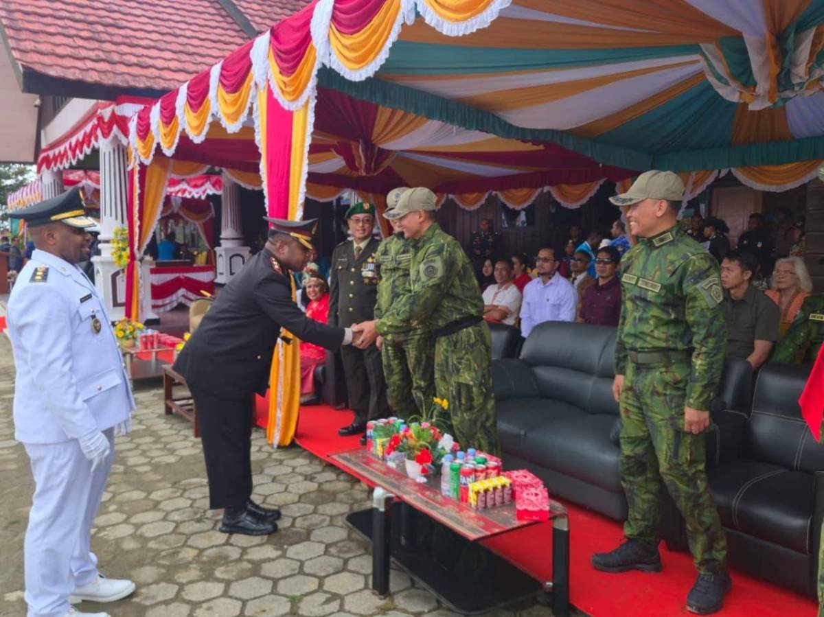Pegunungan Bintang Gelar Upacara HUT ke-81 RI, 600 Peserta Ikuti Pengibaran di Oksibil