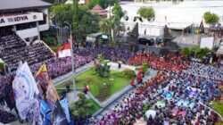 Pengukuhan Mahasiswa Baru di Untag Surabaya