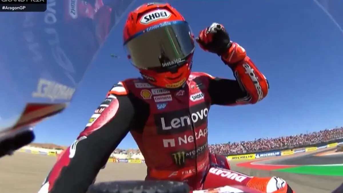 Marc Marquez Raih Kemenangan di MotoGP Aragon 2026 Marc Marquez Raih Kemenangan di MotoGP Aragon 2026