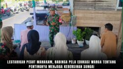 Lestarikan Pesut Mahakam, Babinsa Pela Edukasi Warga tentang Pentingnya Menjaga Kebersihan Sungai Lestarikan Pesut Mahakam, Babinsa Pela Edukasi Warga tentang Pentingnya Menjaga Kebersihan Sungai