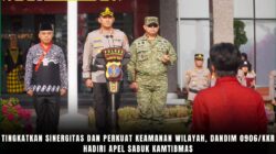 Tingkatkan Sinergitas dan Perkuat Keamanan Wilayah, Dandim 0906/Kkr Hadiri Apel Sabuk Kamtibmas Tingkatkan Sinergitas dan Perkuat Keamanan Wilayah, Dandim 0906/Kkr Hadiri Apel Sabuk Kamtibmas