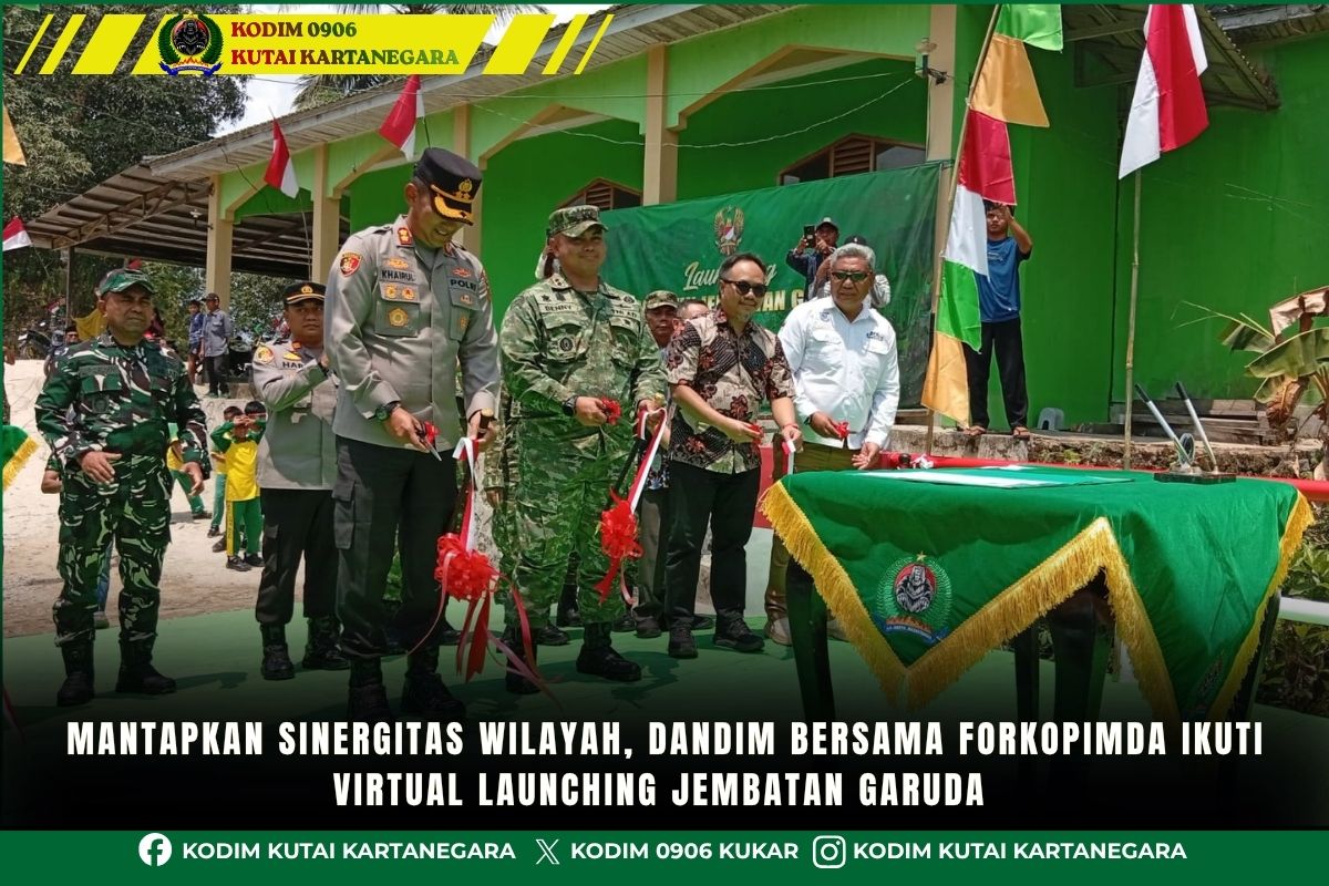 Mantapkan Sinergitas Wilayah, Dandim Bersama Forkopimda Ikuti Virtual Launching Jembatan Garuda Mantapkan Sinergitas Wilayah, Dandim Bersama Forkopimda Ikuti Virtual Launching Jembatan Garuda
