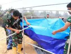 Respons Cepat Diperkuat, Lanud Sjamsudin Noor Siagakan Tangki Portable Untuk Penanganan di Titik Rawan Karhutla