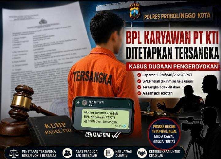 Sudah Berstatus Tersangka, Karyawan PT KTI Tak Ditahan dan Tetap Beraktivitas