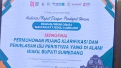 Audiensi Forum Ormas Bahas Klarifikasi Isu yang Dialami Wakil Bupati Sumedang