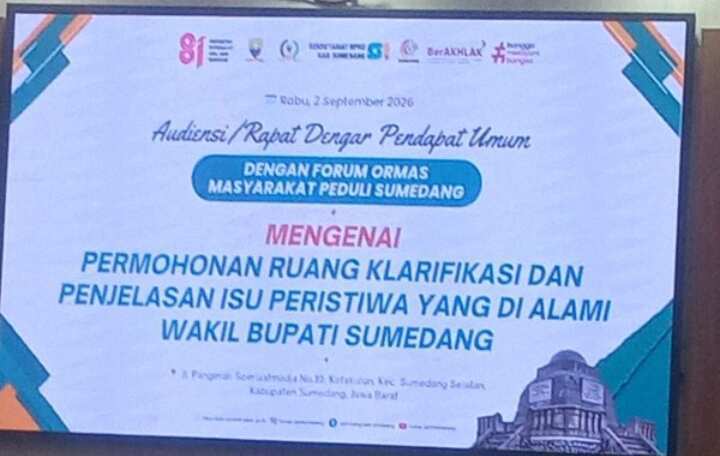Audiensi Forum Ormas Bahas Klarifikasi Isu yang Dialami Wakil Bupati Sumedang Audiensi Forum Ormas Bahas Klarifikasi Isu yang Dialami Wakil Bupati Sumedang
