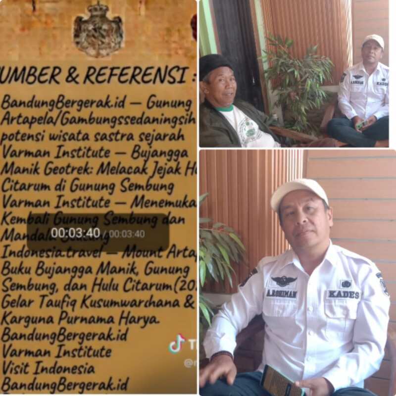 Jejak Bujangga Manik Hidup Kembali : Gunung ARTAPELA Dan Gunung SEMBUNG Jadi Sorotan Wisata Sejarah Di Hulu Citarum Jejak Bujangga Manik Hidup Kembali : Gunung ARTAPELA Dan Gunung SEMBUNG Jadi Sorotan Wisata Sejarah Di Hulu Citarum