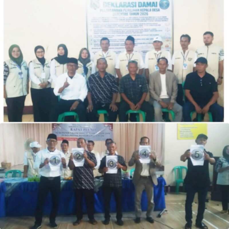 Rapat Pleno Pilkades Desa Cisalak 1 dari 6 Calon Tereliminasi, Tersisa 5 Nama Berhak Bersaing