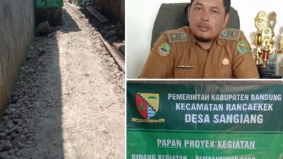 Pemerintah Desa Sangiang Rancaekek Gelontorkan Dana Desa Rp16,9 Juta untuk Pembangunan Gang di Kp. Ragas Pemerintah Desa Sangiang Rancaekek Gelontorkan Dana Desa Rp16,9 Juta untuk Pembangunan Gang di Kp. Ragas