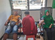 Wujud Kepedulian Sesama, Koramil Padangan Kumpulkan 34 Kantong Darah Bersama PMI Bojonegoro