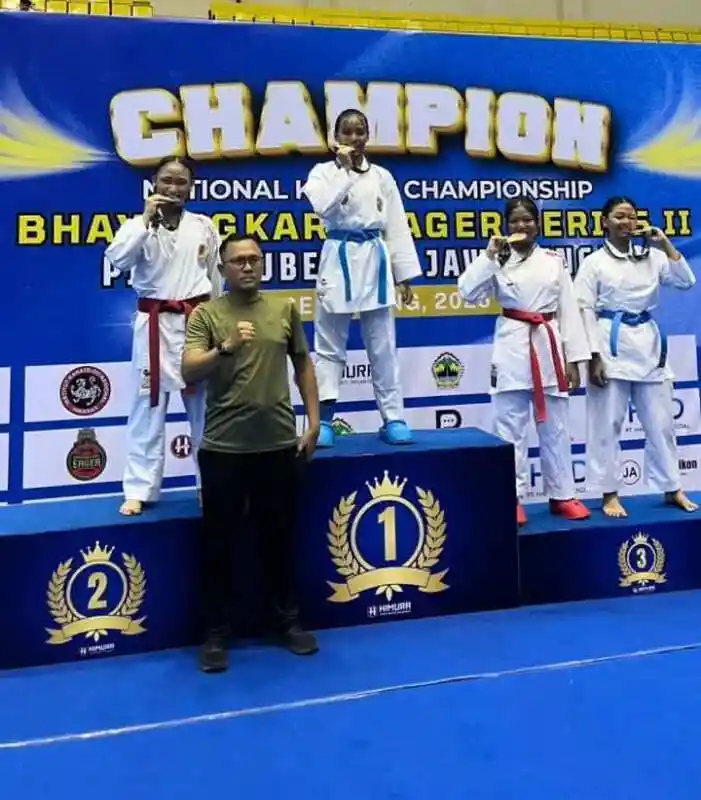 Kontingen Karate Akmil Raih 9 Medali pada _National Karate Championship Bhayangkara Eager Series_ II 2026
