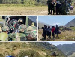 Akses Darat Terhambat, Pangkoops TNI Habema Perintahkan Evakuasi Udara Ibu Sinta dari Mbua