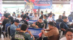 Dalam Rangka HUT Ke-81 TNI, Kodim 0908/Bontang Gelar Open Turnamen Domino ORADO (101) Piala Panglima TNI