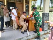 Dukung Percepatan Capaian CKG, Babinsa Saloloang Kawal Skrining Kesehatan