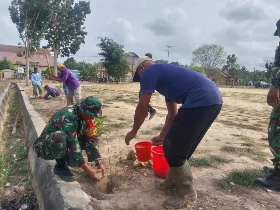 Jelang Peringatan HUT TNI ke-81,Kodim 0913/PPU Gelar Penanaman Pohon di Sejumlah Wilayah