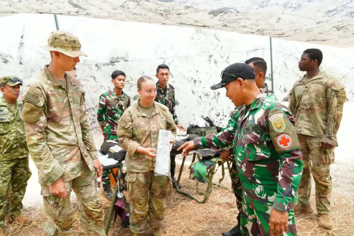 Jamin Keselamatan Personel, Tim Kesehatan Latgabma SGS 2026 Gelar Medical Exchange Method