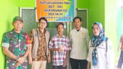 Pastikan Bantuan Tepat Sasaran, Babinsa Koramil 0908-02/Muara Badak Hadir Dampingi Penyaluran BLT-DD