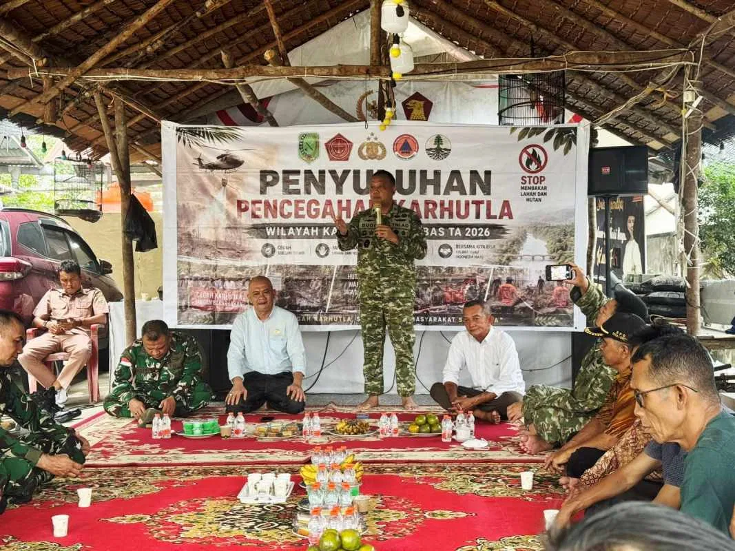 TNI Perkuat Sinergitas Lintas Sektor dalam Pencegahan Karhutla di Sambas
