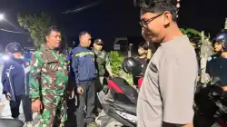Babinsa Koramil 0908-01/Loktuan Patroli Bersama Jaga Kamtibmas Di Wilayah Binaan