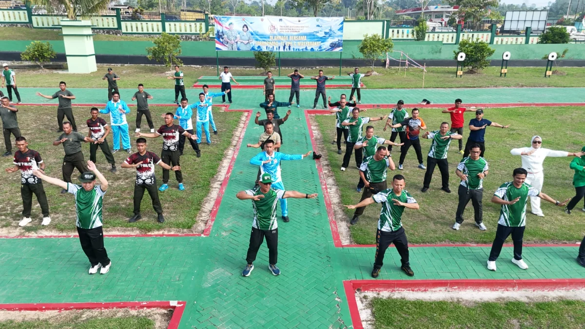Sambut HUT TNI ke-81, Kodim 0913/PPU Gelar Olga Bersama Forkopimda,PT KPB dan Masyarakat