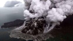 Gunung Anak Krakatau Kembali Meletus dengan Intensitas Tinggi