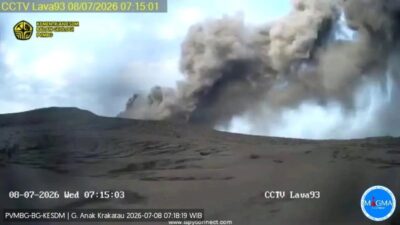 Aktivitas Erupsi Gunung Anak Krakatau