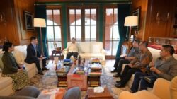 Pertemuan Prabowo dan Dubes AS untuk ASEAN di Hambalang