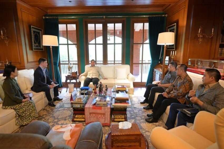 Pertemuan Prabowo dan Dubes AS untuk ASEAN di Hambalang