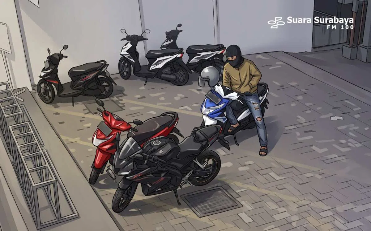 Tiga Sepeda Motor Dilaporkan Hilang di Sejumlah Lokasi Surabaya