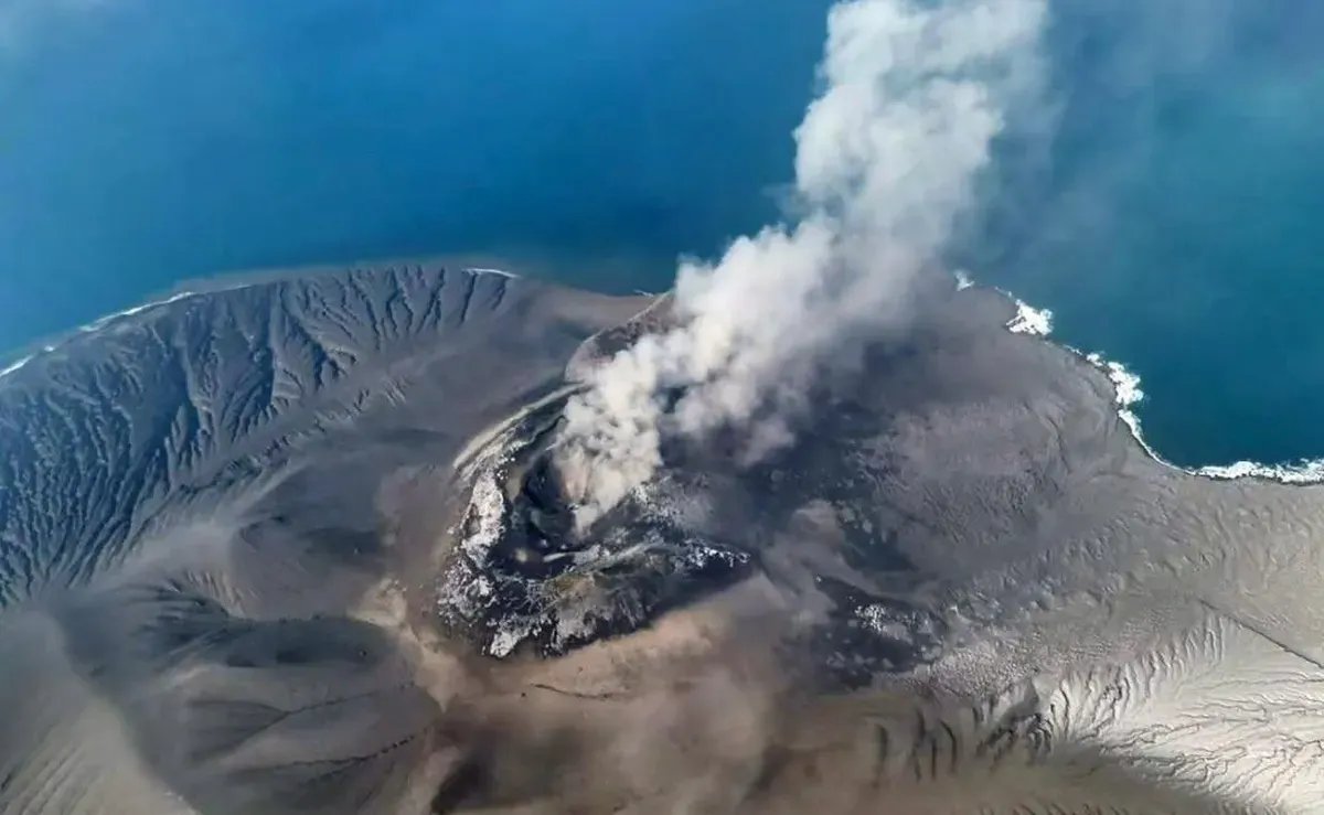 Pergerakan Abu Vulkanik Anak Krakatau Menuju Samudra Hindia