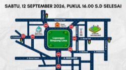 Rekayasa Lalu Lintas saat Pembukaan MTQ Nasional XXXI di Semarang