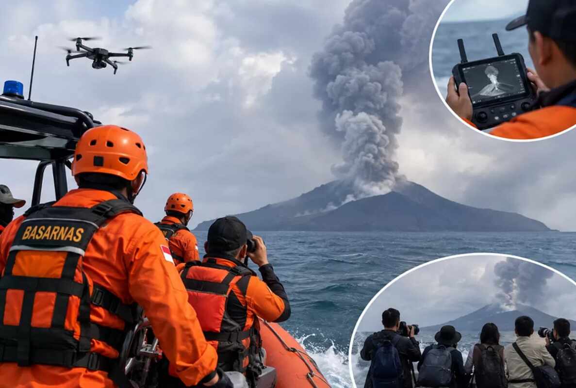 Lima Jurnalis Hilang Kontak Dalam Liputan Erupsi Anak Krakatau