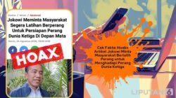 Kumpulan Hoaks Terkait Mantan Presiden Jokowi