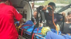 Kecelakaan Mobil Elf Rombongan Besan di Kali Cikumpa