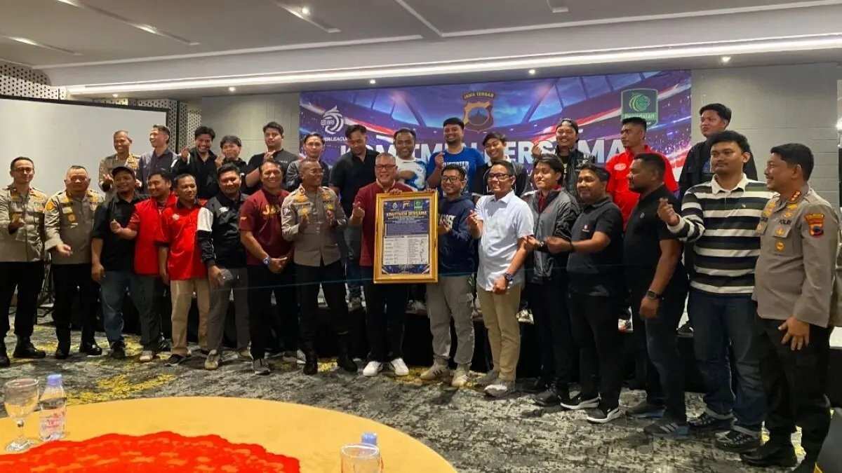 Kolaborasi DPP Panser Biru dan Polda Jateng untuk Sepak Bola Aman