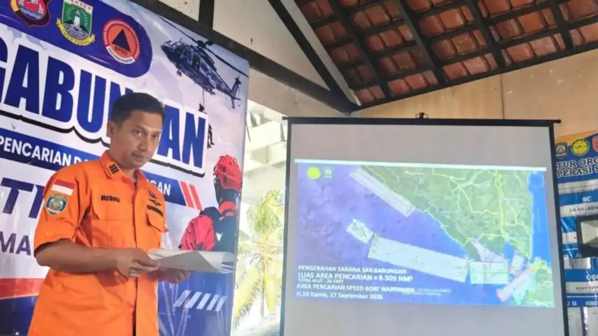 Ekspansi Pencarian Jurnalis Hilang di Selat Sunda