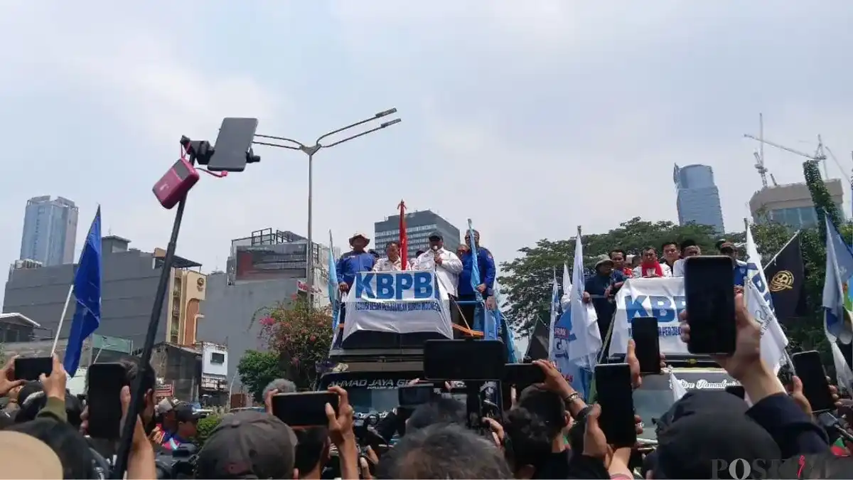 Aksi Buruh di Jakarta Hari Ini: Lihat Situasi Terkini Melalui CCTV