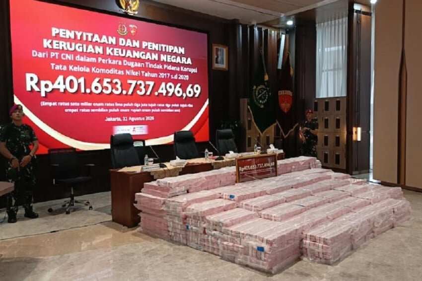 Penyitaan Uang Rp401 Miliar Dalam Kasus Korupsi Nikel Penyitaan Uang Rp401 Miliar Dalam Kasus Korupsi Nikel