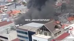 Kebakaran Hebat di Kebon Kelapa Jakarta Pusat