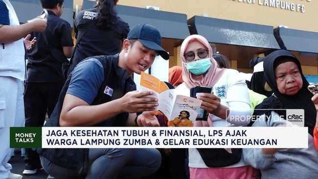 Edukasi Keuangan Melalui Zumba di Bandar Lampung