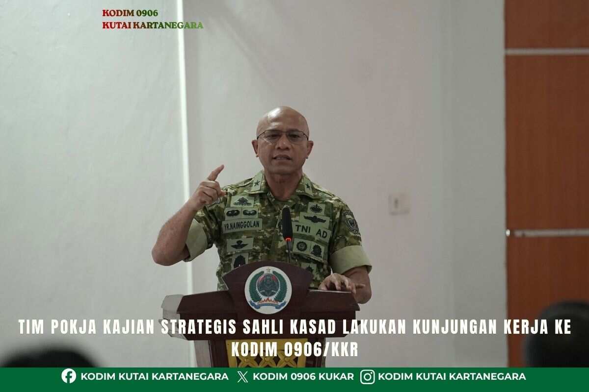 Tim Pokja Kajian Strategis Sahli Kasad Lakukan Kunjungan Kerja ke Kodim 0906/Kkr Tim Pokja Kajian Strategis Sahli Kasad Lakukan Kunjungan Kerja ke Kodim 0906/Kkr