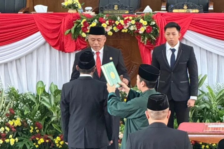 Kusnawan S.E , Resmi Dilantik jadi Anggota DPRD Kota Cimahi, Diminta Jalankan Amanah