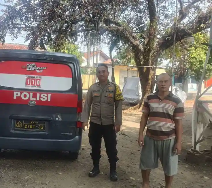 Patroli Public Address, IPTU Mahdi dan Aipda Didi MS Sosialisasikan Pencegahan Karhutla di Sukamulya