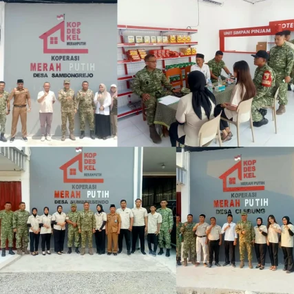 Brigjen TNI (Mar) Said Latuconsina Bersama Tim Mabes TNI Tinjau Kesiapan Koperasi Desa / Kelurahan Merah Putih