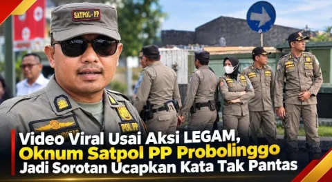 Video Viral Pengamanan Aksi LEGAM, Etika Anggota Satpol PP Probolinggo Dipertanyakan