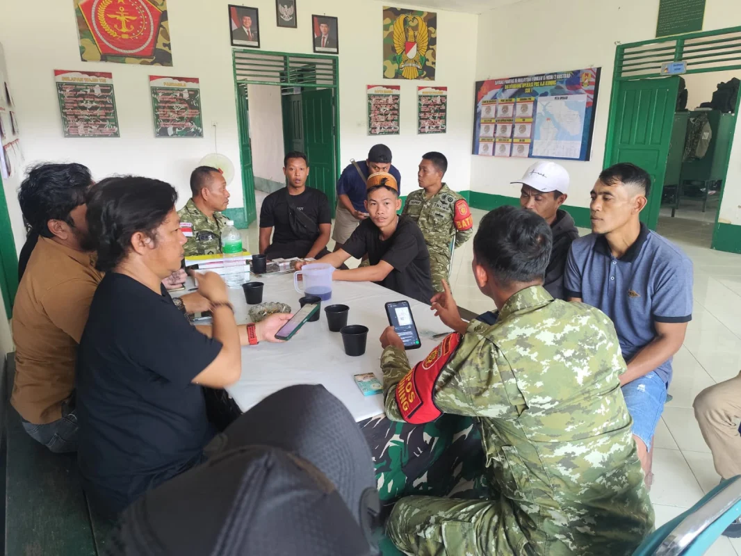 Cegah Jalur Ilegal ke Malaysia, Satgas Pamtas TNI Gagalkan Keberangkatan Empat Calon PMI