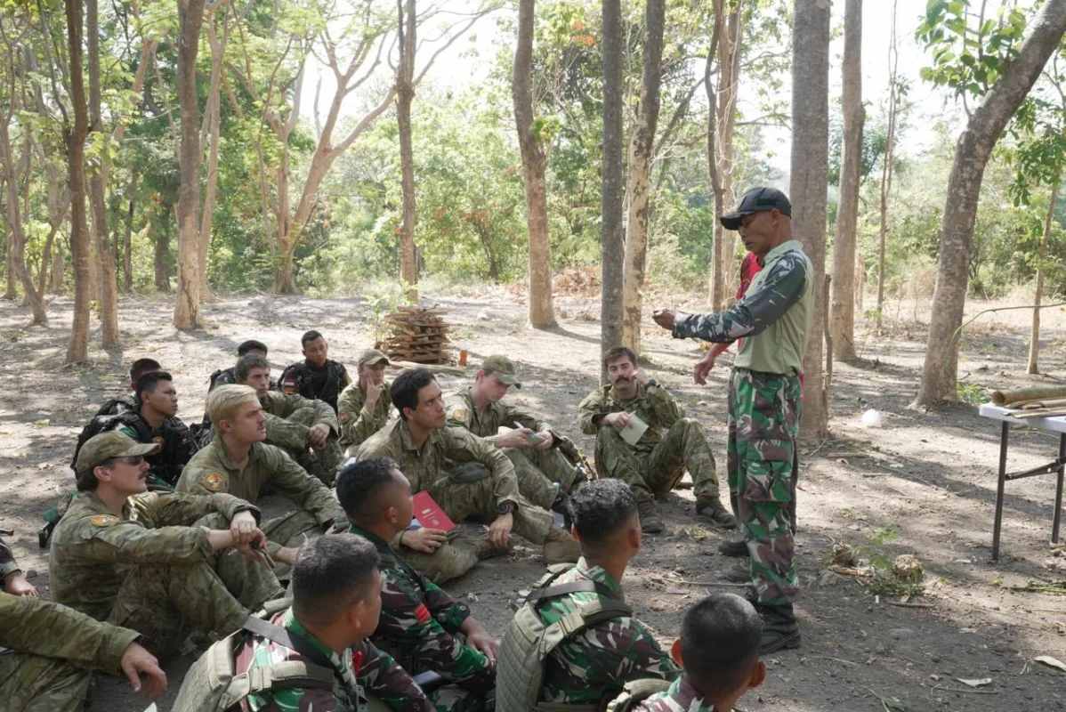 TNI–ADF Asah Kemampuan Bertahan Hidup di Alam Liar dalam Latgabma Keris Woomera 2026