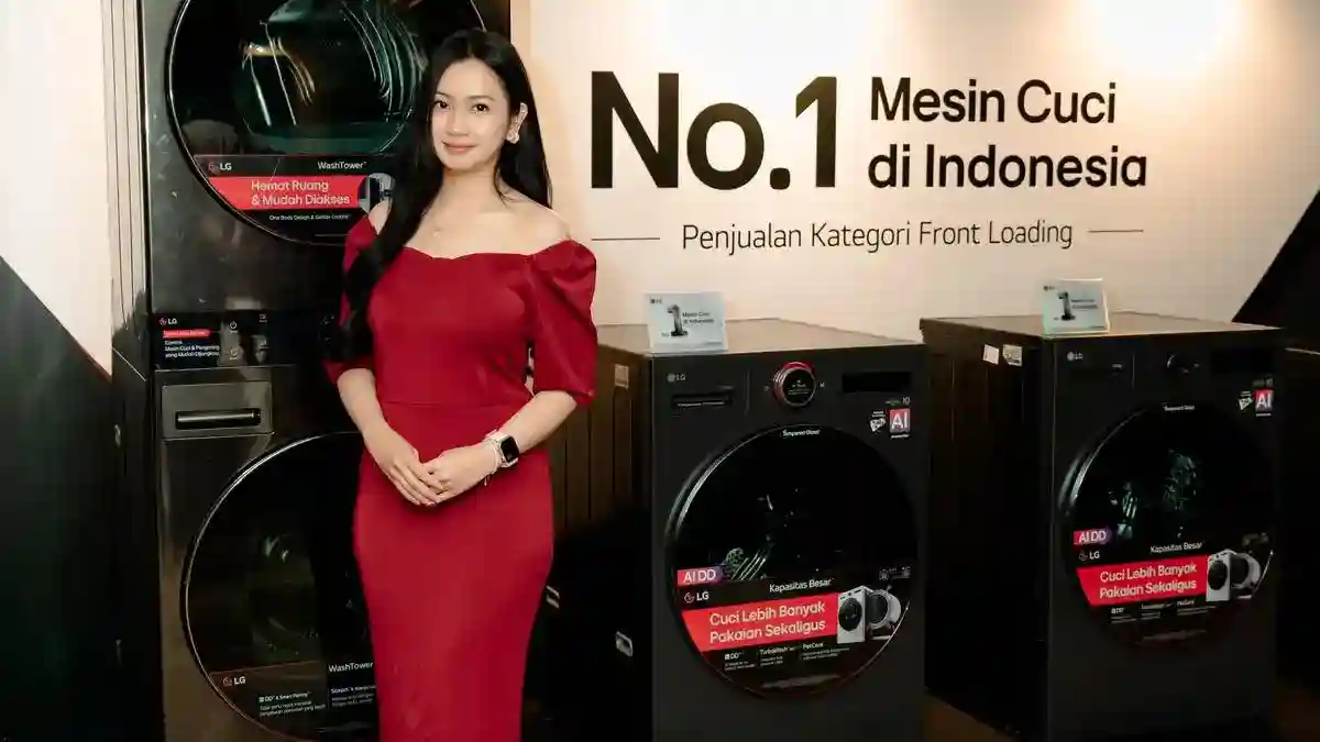LG Catat Pangsa 40,5 Persen di Pasar Mesin Cuci Front Loading Indonesia